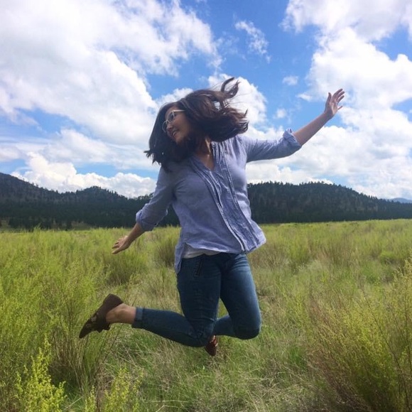 JCREW tunic top popover - Picture 1 of 4